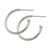 70%  SPRING DISCOUNT  Contemporary 925 sterling silver hoop earrings.