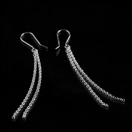 60% DISCOUNT Claudia Lira 925 Sterling Silver Handcrafted Beaufort Tassel Earrings