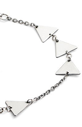 70% DISCOUNT Glittering 925 Sterling Silver Trio Charm Triangle Bracelet