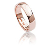 70%  DISCOUNT Unisex Polished 18ct Rose Gold Vermeil Stacking Band