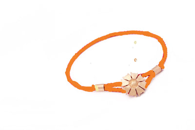 FESTIVAL TIME! 65% DISCOUNT Colourful 18ct Rose Gold Vermeil Jaguar Flower Caring Bracelet