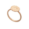 70%   SPRING DISCOUNT  LAST ONE Exotic Ladies' 18ct Rose Gold Vermeil  Peruvian Coin Stacking Ring