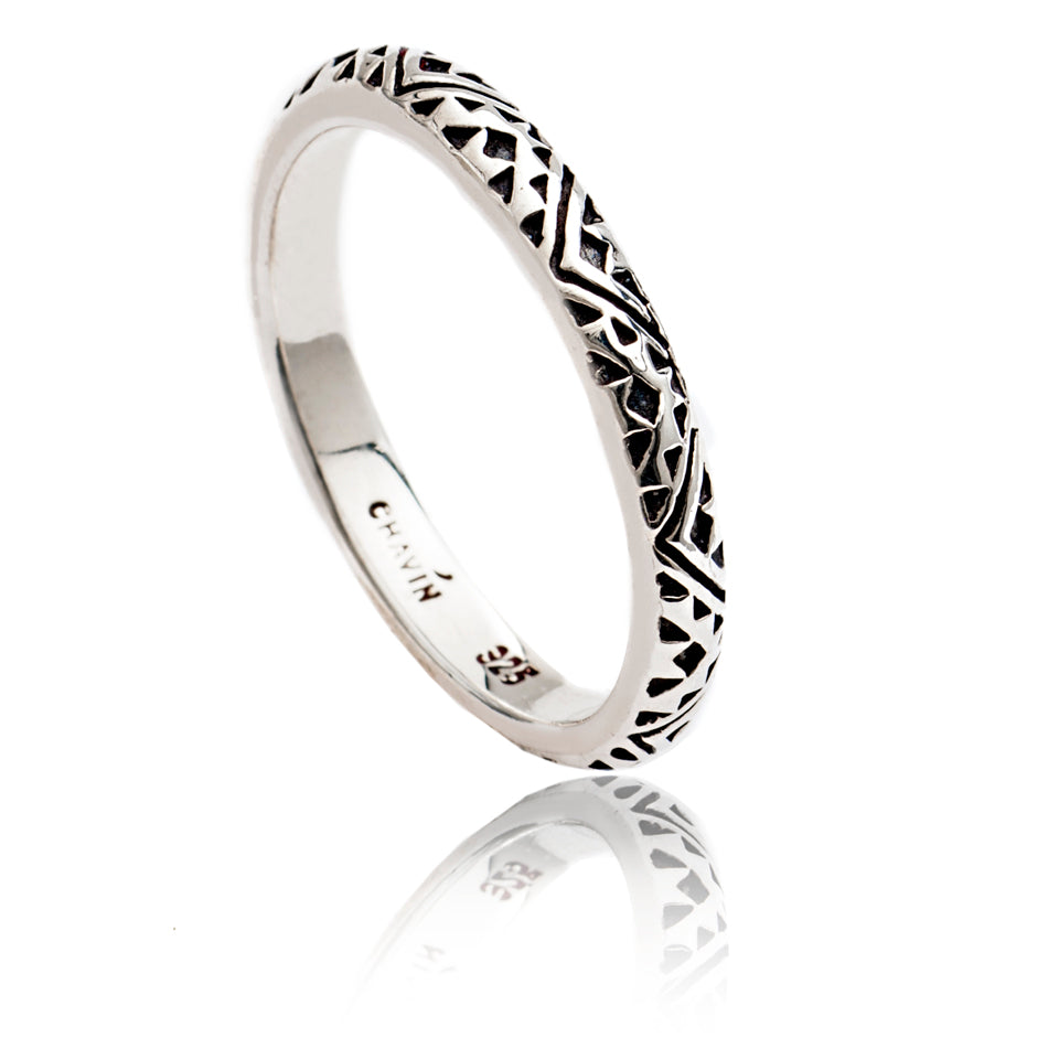 70%  SPRING DISCOUNT Colourful Luxury Cord Oxidised Sterling Silver Tribal Pattern Necklace