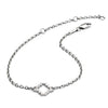 67%  SPRING DISCOUNT  Dainty 925  Sterling Silver Peruvian Chakana Cross Silhouette Charm Bracelet