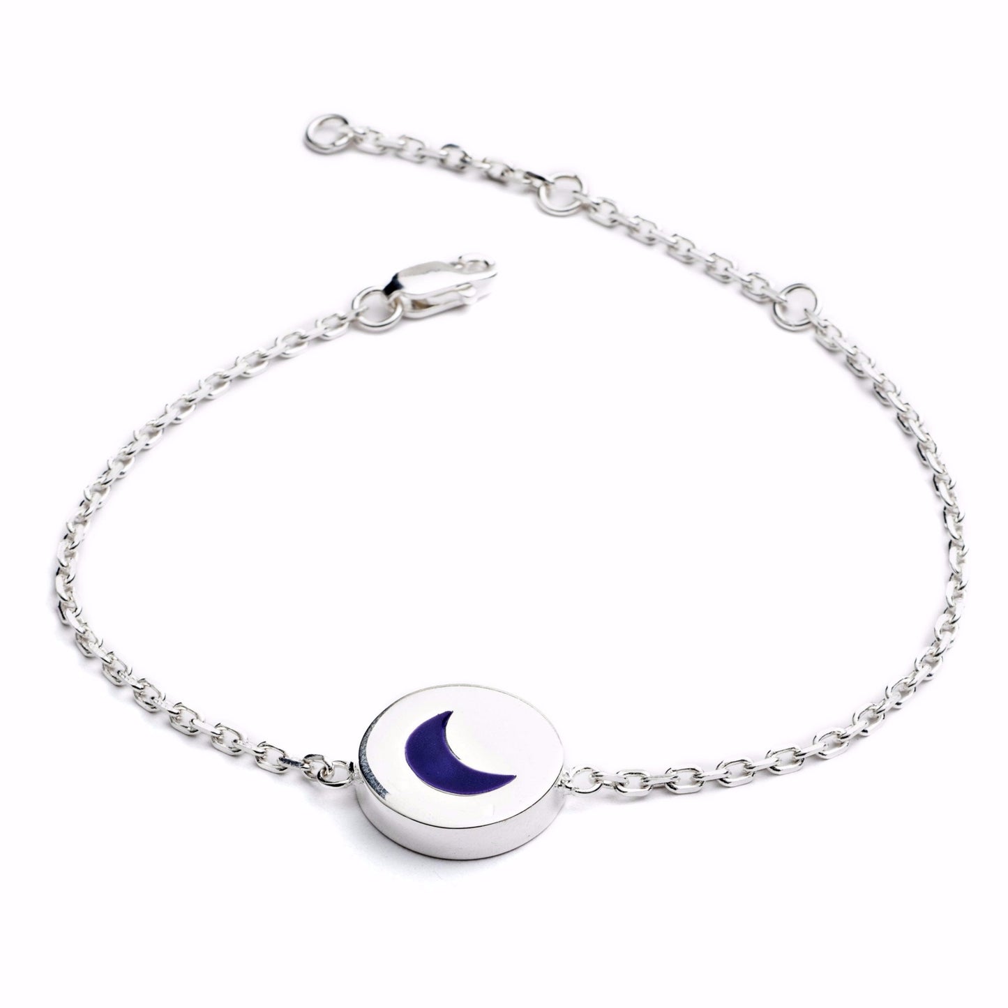 FESTIVAL TIME! 70%  DISCOUNT  Luxury Festival Sterling Silver Celestial Feline Spirit Chain bracelet