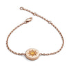 FESTIVAL TIME! 70%  DISCOUNT  LAST ONE  Luxury Festival 18ct Rose Gold Vermeil Sun Feline Spirit chain bracelet