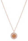 70% DISCOUNT 18ct Rose Gold Vermeil Sun Feline Spirit Pendant Necklace