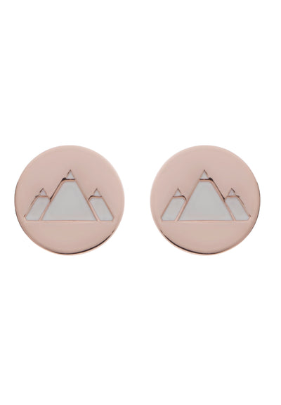 70%  DISCOUNT   18ct Rose Gold Vermeil  Earth Feline Spirit Stud Earrings