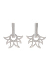 70% SPRING DISCOUNT   Glittering 925 Sterling Silver  Flame  Fire Stud Earrings
