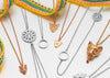 70%  SPRING  DISCOUNT Glittering Ladies 18ct Rose Gold Vermeil Circular Filigree Jaguar Tassel Necklace