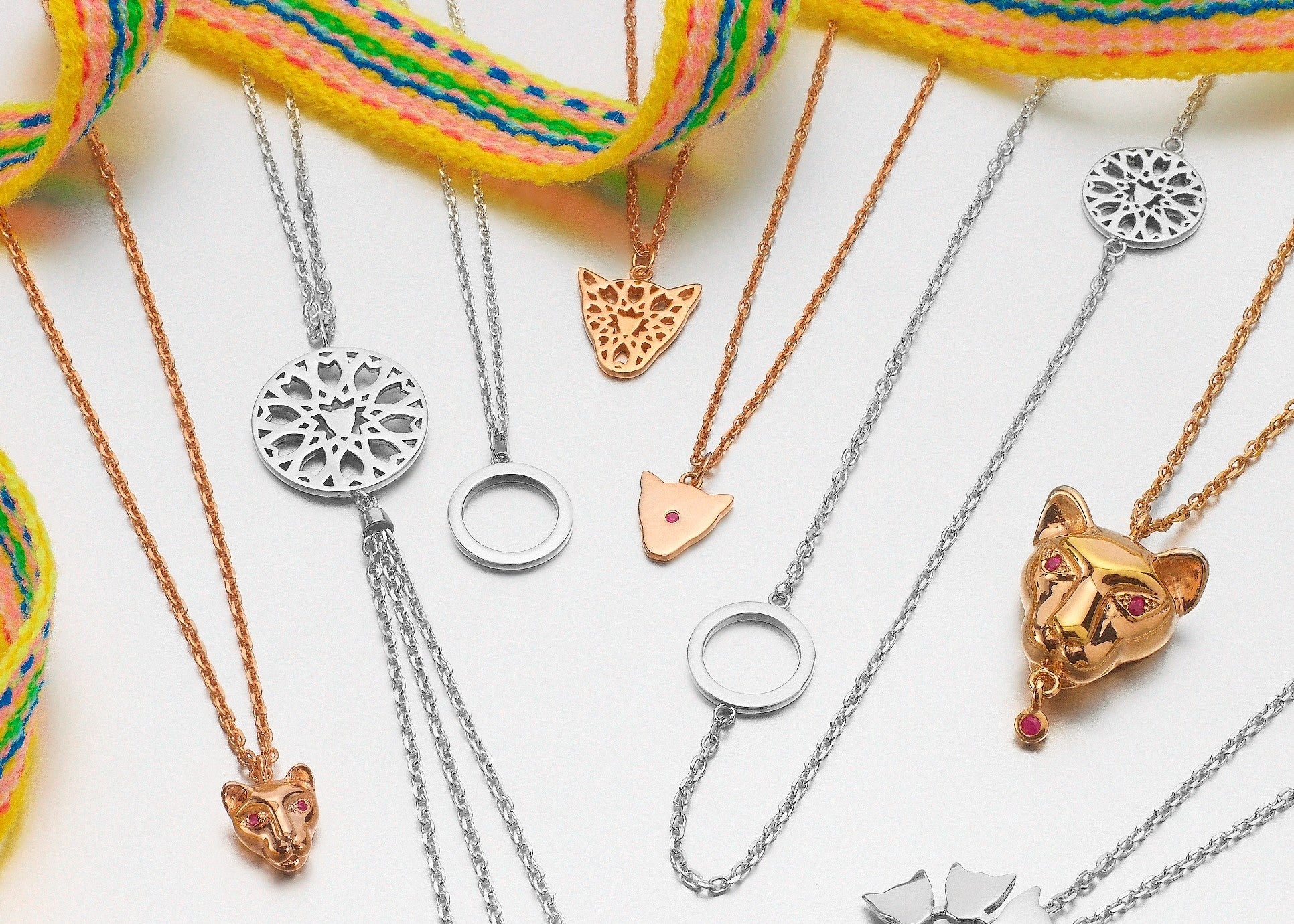 Rose gold tassel necklace sales