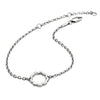 70%  SPRING  DISCOUNT Ladies /Girls 925 Sterling Silver Paisley Floral Silhouette Bracelet