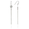 75%  SPRING DISCOUNT Ladies'Girls' Glittering 925 Sterling Silver Filigree  Star Tassel Earrings