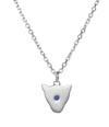 70% SUMMER DISCOUNT Exotic 925 sterling silver Jaguar head Pendant Necklace with amethyst/blue sapphire
