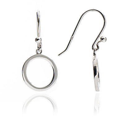 70% SPRING DISCOUNT  Womens Contemporary 925 Sterling Silver Circular Charm Jaguar Earrings