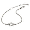 70% SPRING DISCOUNT Glittering Ladies' / Girls 925 Sterling Silver Silhouette Star Charm Bracelet