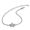 70%   DISCOUNT  Ladies/ Girls Dazzling 925 Sterling Silver Filigree Star  Charm Bracelet