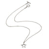 75% DISCOUNT  Ladies-Girls Dazzling Minimalist 925 Sterling Silver Silhouette  Charm Star Pendant Necklace