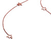 75%  SPRING DISCOUNT LAST ONE Glittering 18ct Rose Gold Vermeil Five Charm Star Necklace