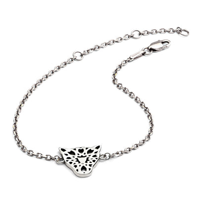 75% SPRING  DISCOUNT  Exotic Ladies  925 Sterling Silver Filigree Jaguar Head Bracelet