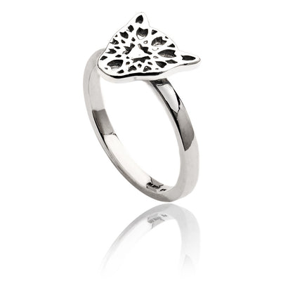 75%  SPRING DISCOUNT Ladies Exotic 925 Sterling Silver Filigree Jaguar Head Ring