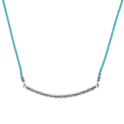 70%  SPRING DISCOUNT Julia (Blue) Victoria(Purple )/ Otilia (turquoise)  Oxidised Sterling Silver Jaguar  Pattern Necklace