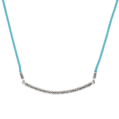 70%   DISCOUNT Julia (Blue) Victoria(Purple )/ Otilia (turquoise)  Oxidised Sterling Silver Jaguar  Pattern Necklace